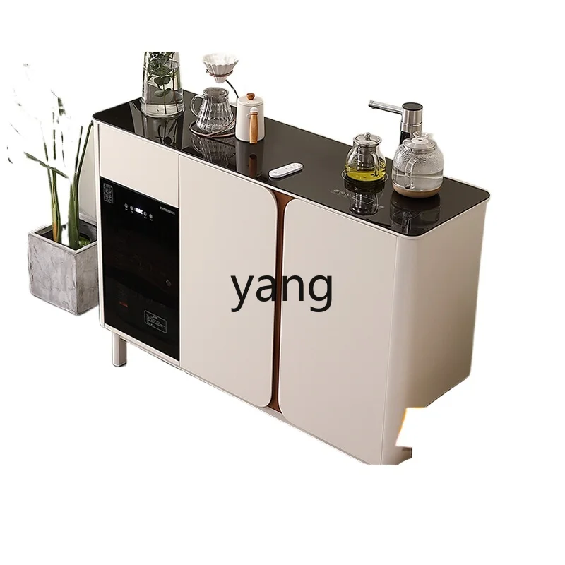 CX light luxury intelligent solid wood tea bar machine, integrated cabinet with dining side, water dispenser with disinfection