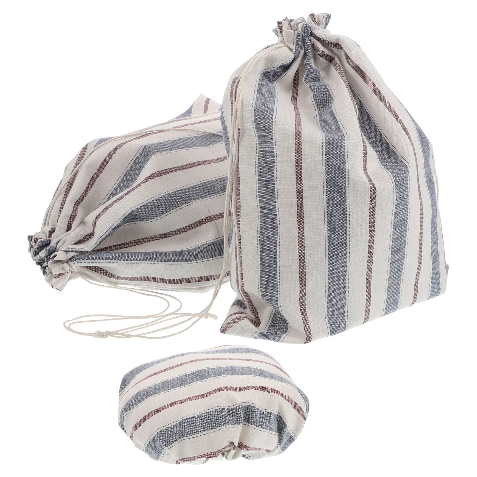 

Linen Bread Bag Loaf Bags Storage with Liners Homemade Bowl Cover for Wrap Lunch