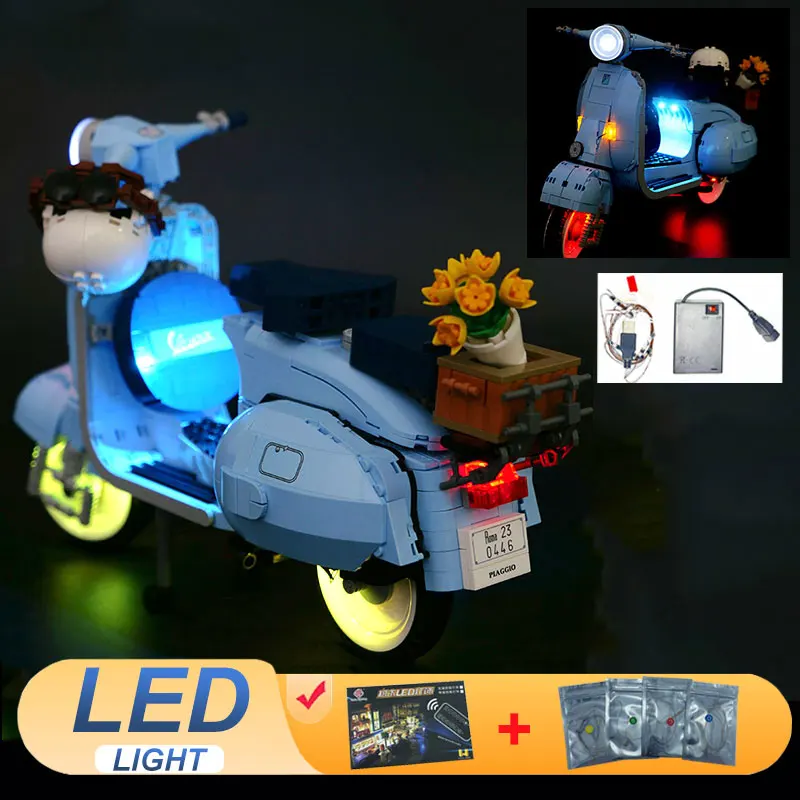 

Комплект светодиодных фонарей для LEGO 10298 Roman Holida Vespa 125, идеи ламп, подарок «сделай сам» (не включает строительные блоки, наборы кирпичей, наборы моделей)