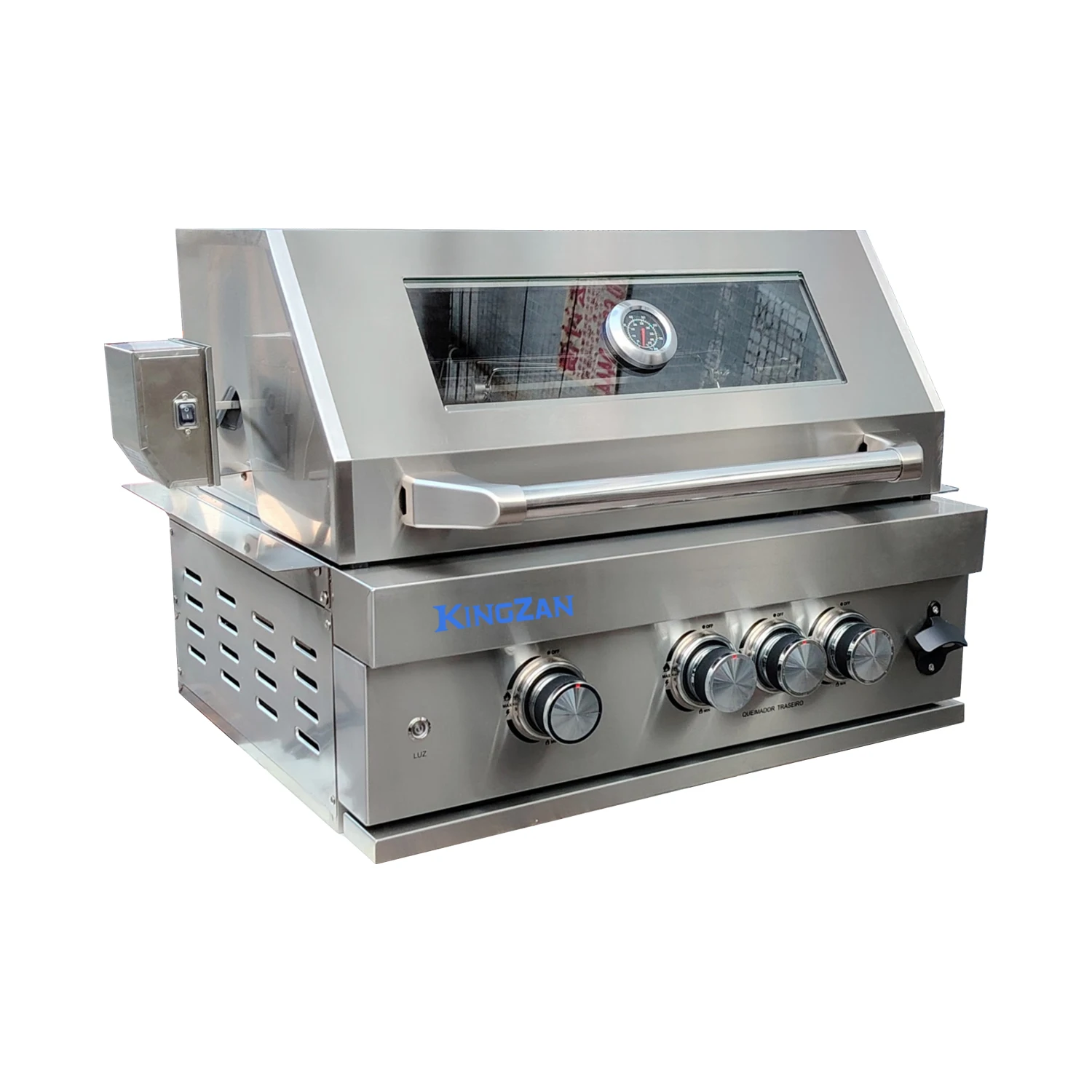 

High Quality Korean Portable Outdoor Metal Barbecue Grill Small Large Propane Smokeless Electronic Trolley Camping Steak