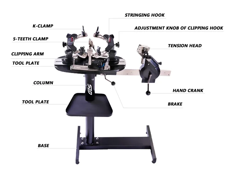 Vertical Badminton Tennis Stringing Machines