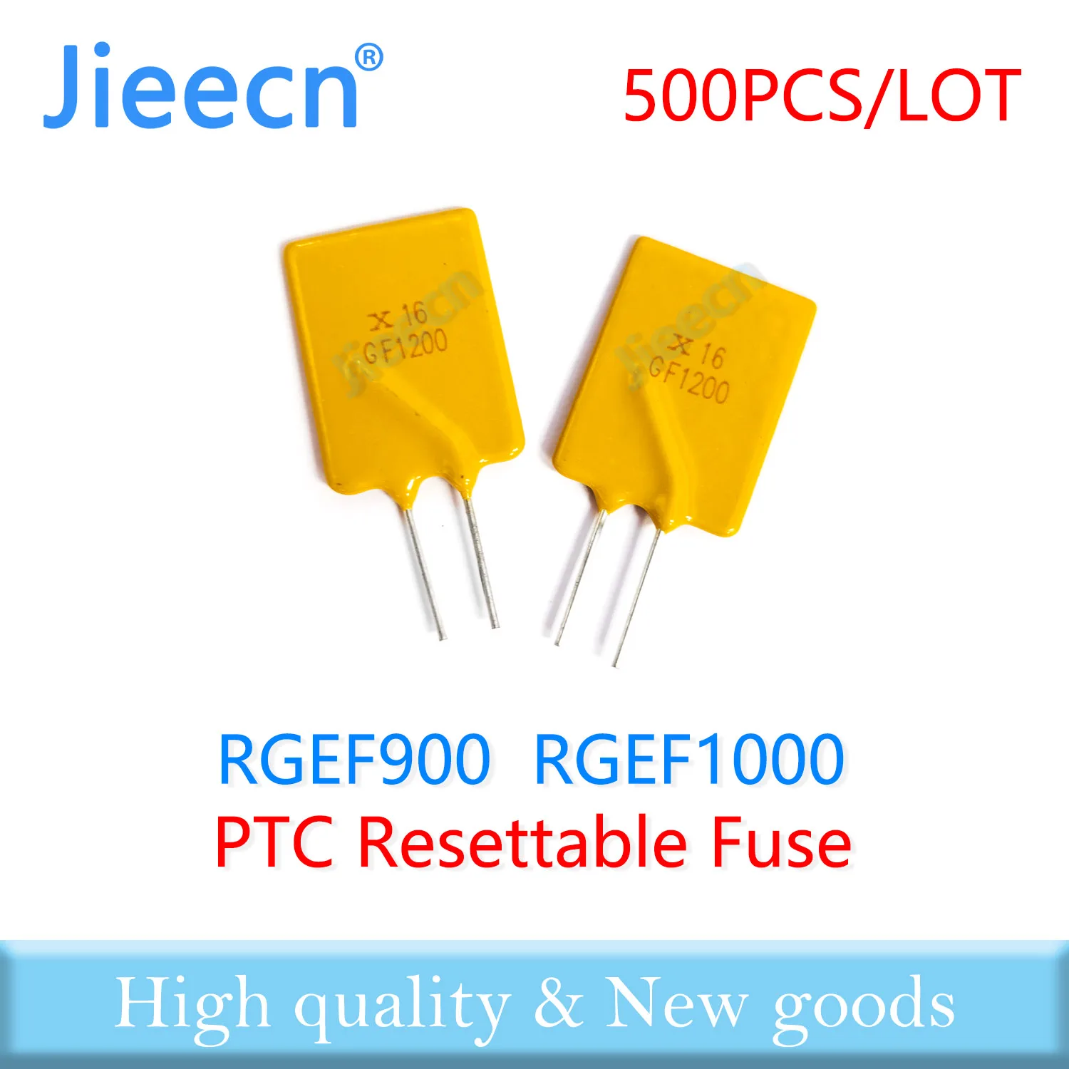 

Jieecn 500PCS RGEF900 RGEF1000 16V 9A 10A GF900 GF1000 JK16-900 JK16-1000 Resettable Fuse PTC DIP Chinese High Quality