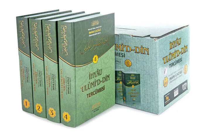 IQRAH Ihya-U Ulumid-Din (4 Volume-Medium) Turkish Religious Book