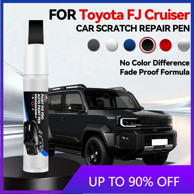 

Карандаш для подкраски автомобиля Toyota FJ Cruiser 1996-2025, средство для ремонта царапин, аксессуар для самостоятельного ремонта авто, черный