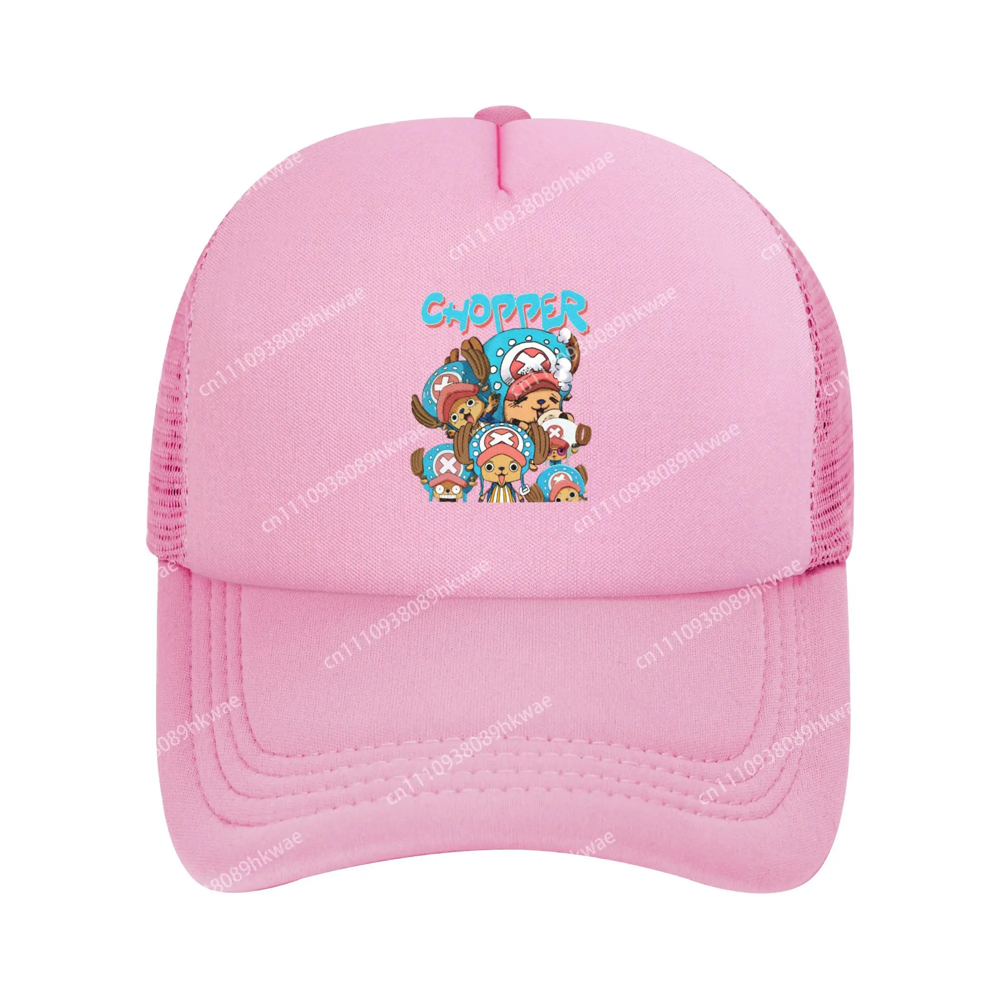 Tony Tony Chopper one-pieces Mesh Baseball Caps Adult Fashion Trucker Hat Cotton Candy Lover Adjustable Polyester Sun Hats