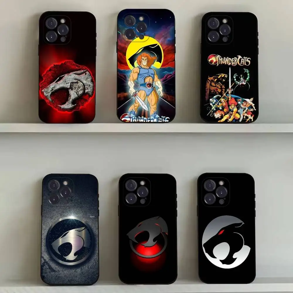 

ThunderCats Phone Case For iPhone 16,15,14,13,12,11,Pro,Max,Plus,X,XS,SE4,E,Mini,Soft Black Case