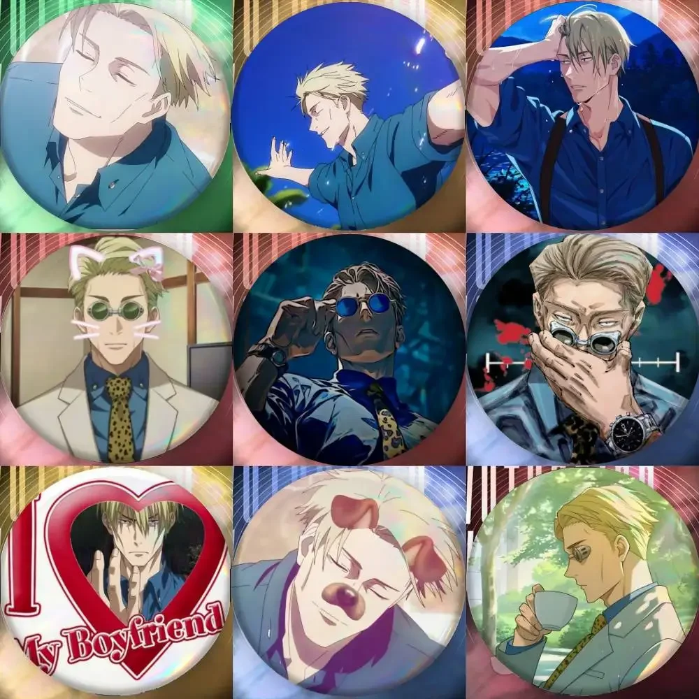 Funny Cartoon Role Playing Enamel Pin Anime Peripheral Kento Nanami Brooch Backpack Accessories Fashion Lapel Badge Jewelry Gift