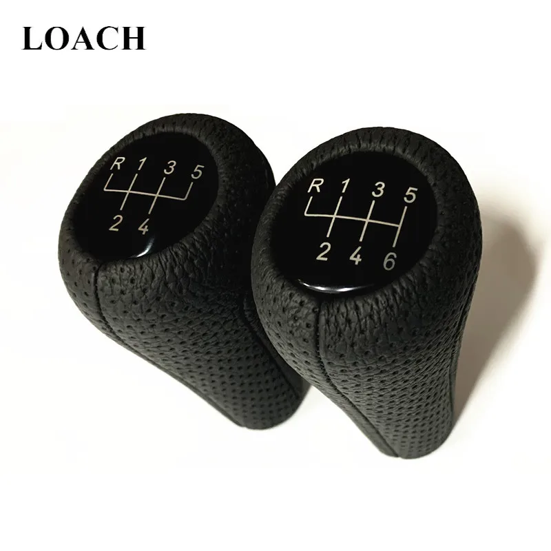56 Speed Hole Leather Gear Shift Knob for BMW E28 E30 E32 E34 E36 E38 E39 E46 X1 X3 X5 Z1 Z3 Z4 Stick Headball Pen POMO Shifter