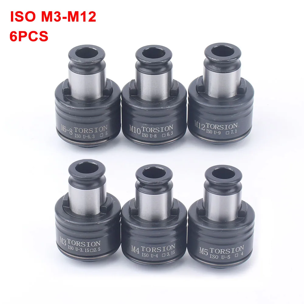 YOUSAILING GT12 19mm ISO lub DIN lub JIS M3-M12 zestaw gwintowania zaciski krany uchwyty z zabezpieczenie przed przeciążeniem