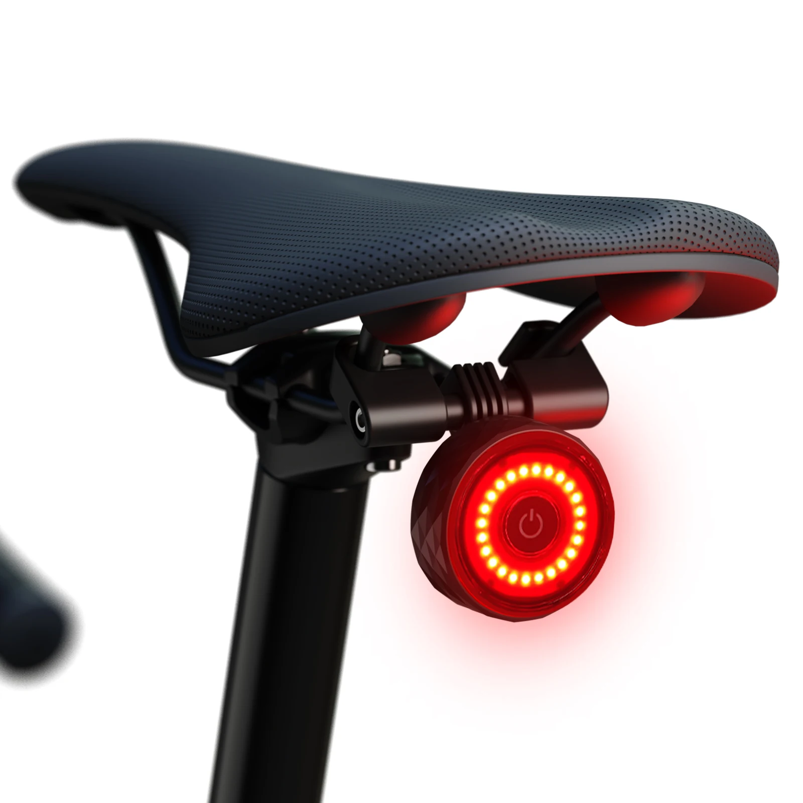 CYCLAMI Bicycle Tail Light Anti-theft MTB Road Bike Rear Light IPX64 Waterproof Type-C Charging Taillight with GPS for Find My