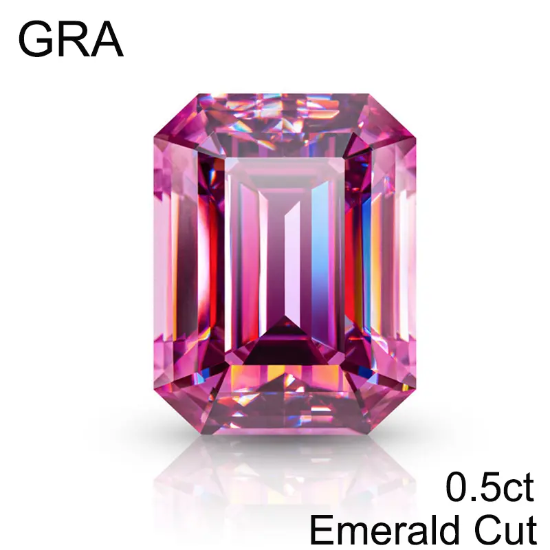 Pink Loose Moissanite 100% Real Lab Gemstone Stones For Women Jewelry Diamond Ring Material GRA Round/Pear/Emerald/Oval Cut - Image 27