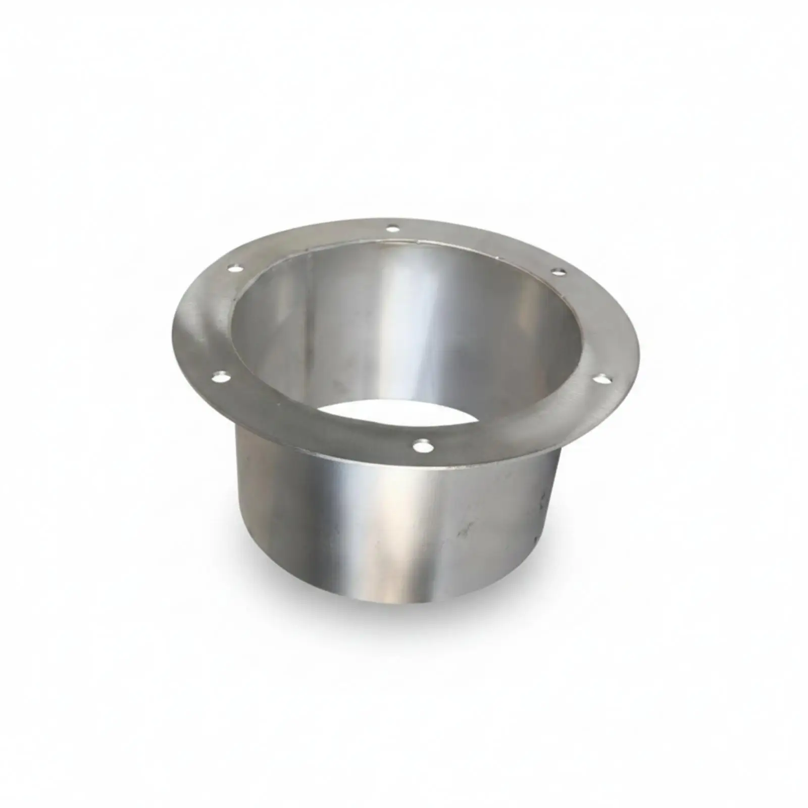 Stainless Steel Round Flange for Ducting 4 Hole 8mm Ventilation Exhaust System Connector Part