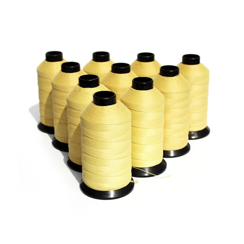 

200 г/рулон, устойчивая к высоким температурам, огнестойкая нить 30S/3, арамидная швейная нить 1414, огнестойкая нить (3500 ярдов/рулон)