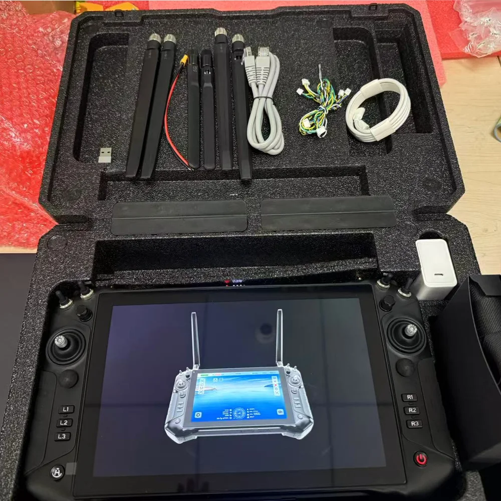 New SIYI UniRC10 PRO Excellent Control Stable Mastery 1080 HD Big Screen Triple-Frequency 45KM Transmission for Drone Car Robot