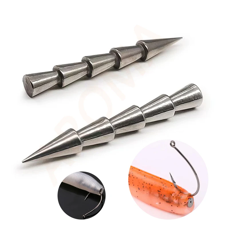 

New Nail Pagoda Tungsten Weights, Fishing Sinker Fishing Tackle Insert Into Soft Plastic Lures For Wacky Worm Nail