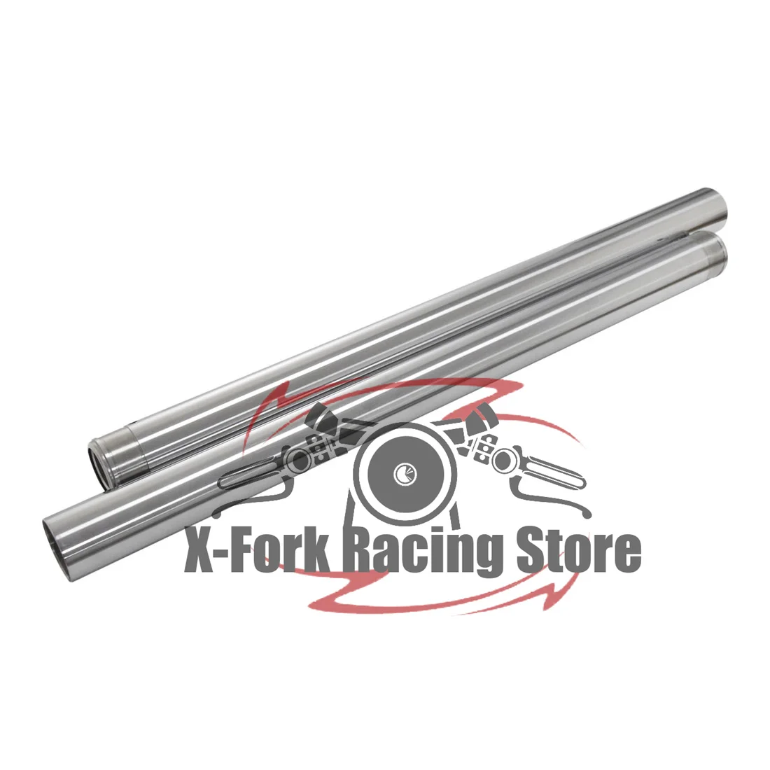 Front Fork Inner Tubes Fork Pipe Pair For Kawasaki ZX1100 ZZR1100 1993-2001 1994 1995 1996 1997 1998 1999 2000 2001 43x587mm
