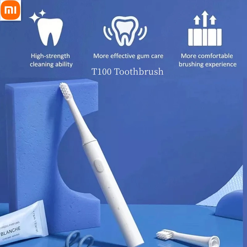 Xiaomi Mijia T100 Sonic Electric Toothbrush Smart Tooth Brush Colorful USB Rechargeable IPX7 Waterproof