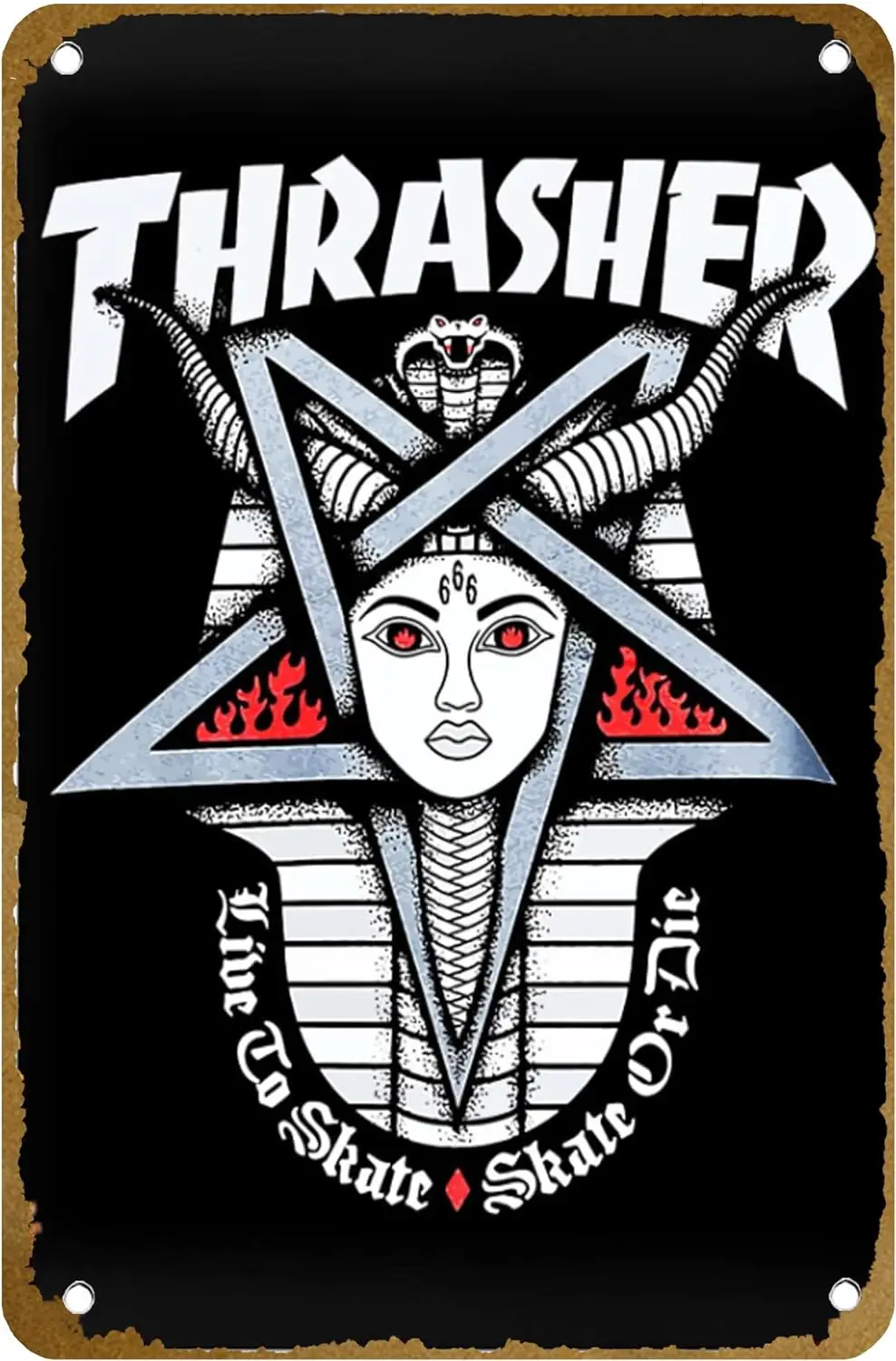 Goddess Poster Vintage Metal Tin sign Logo Family Club Bar Cafe Bedroom Art Wall Decoration Gift 8x12 inches
