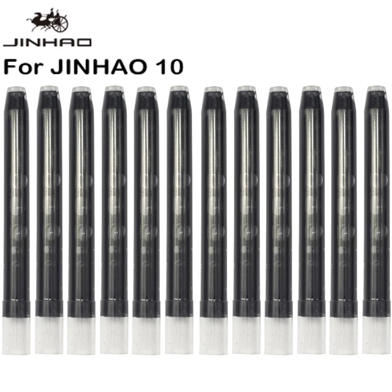 

2/6/12/60 шт. перьевые ручки JINHAO 10, калибр 5,5 мм, для картриджей A1 A2 JINHAO 20, чернильные картриджи, школьные и офисные принадлежности, канцелярские товары