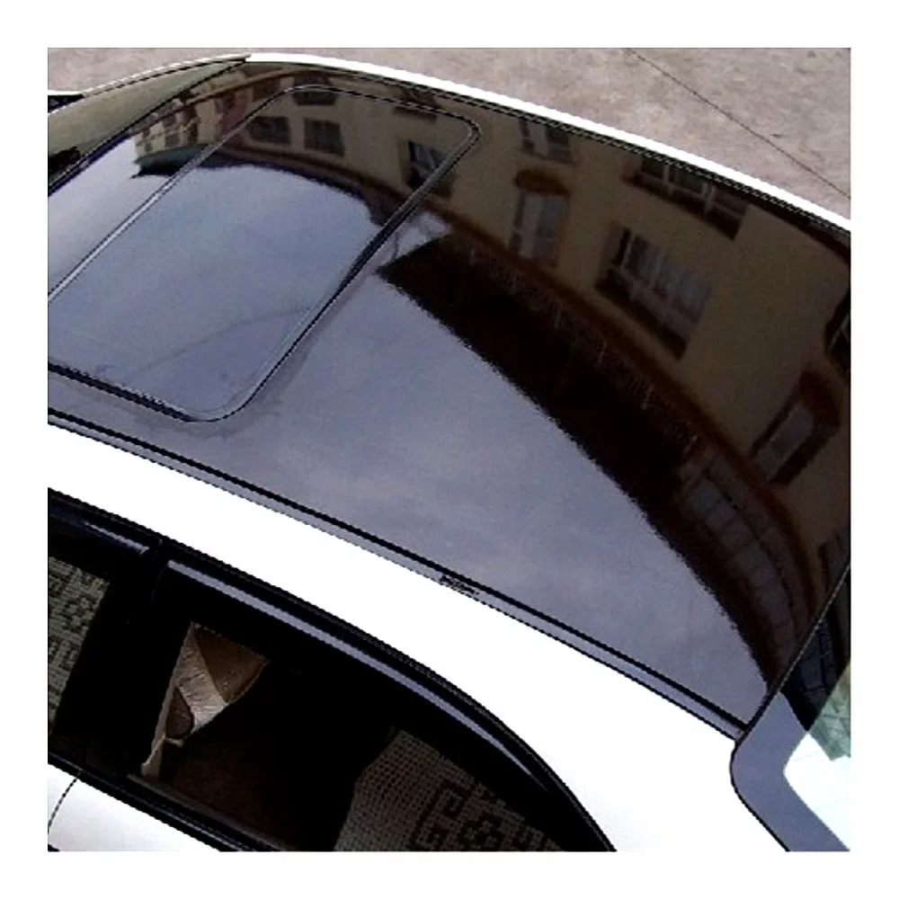 

Глянцевая черная наклейка на панорамный люк на крыше автомобиля, пленка на крышу автомобиля, черная глянцевая черная пленка на крышу, панорамная пленка на крыше для автомобиля