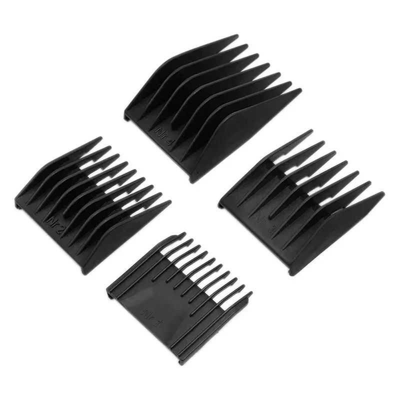 4pcs/set Moser 1400 Series Electric Push Shear Limit Combs Hair Trimmer Electric Shaving Limit Comb Set Kit Barbershop Tool