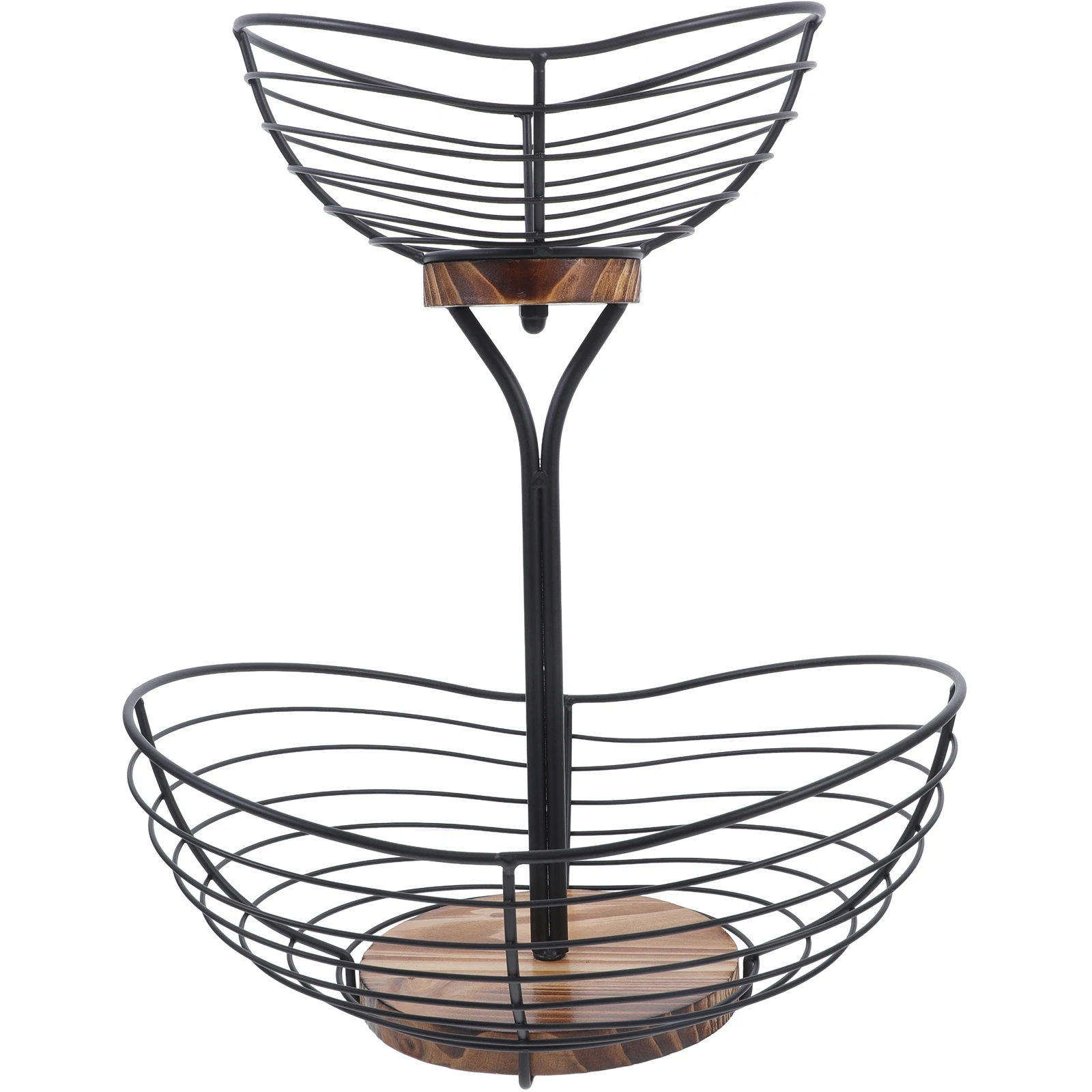 

Multilayer Fruit Dish Baskets Storage Wire Food Bowl Kitchen Counter Vegetable Tray Table Basket Fruit Storage