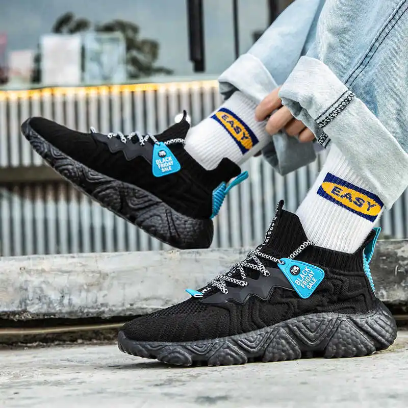 Summer Thick-heeled Casual Man Dress Shoes Elegant Party Shoes Casuals Sneakers Sport League Newest Shooes Vzuttya