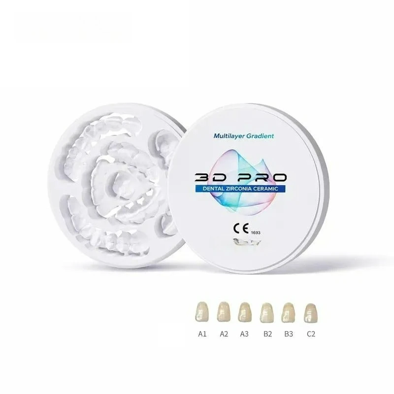 Modern Medical 900MPa Strength Block Dental Lab 3D Pro Ceramic Disc for CAD CAM Milling and Restorative