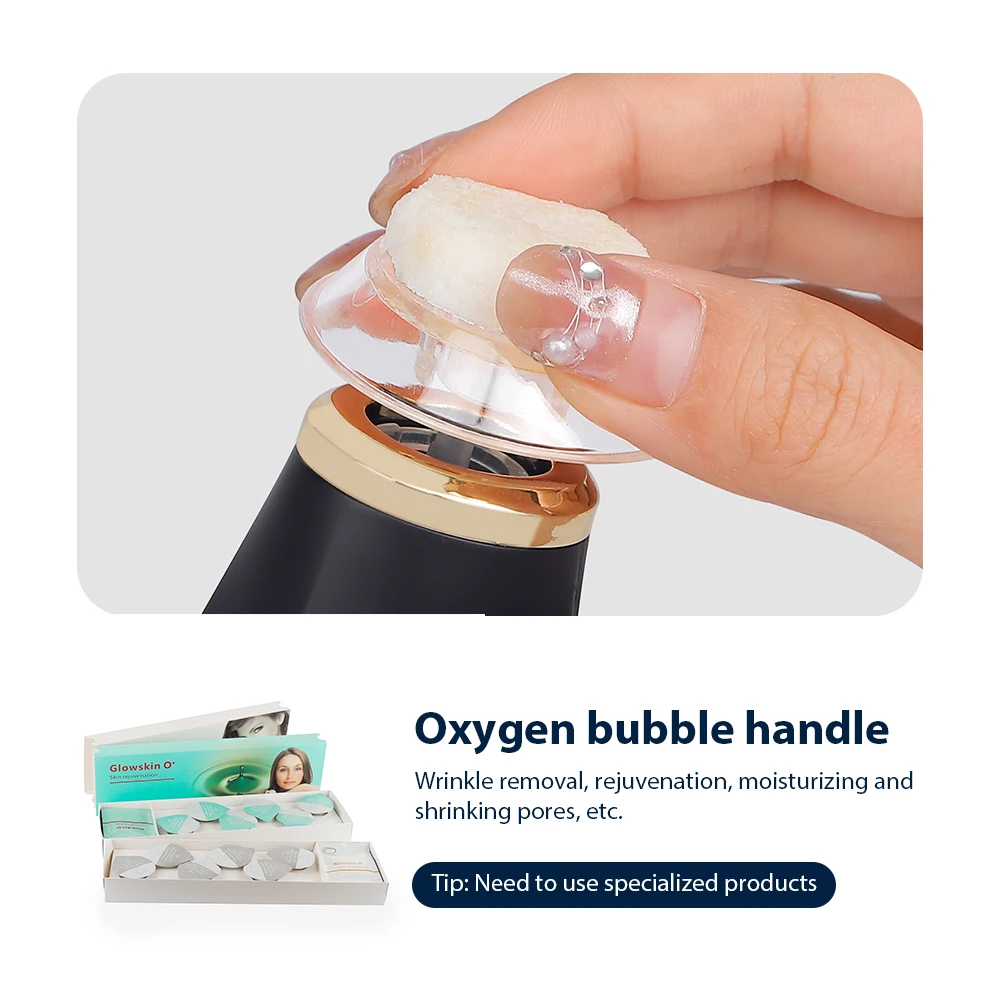 Stylo à bulles d'oxygène CO2 Portable, sérum d'équilibre exfoliant, masseur Facial, Vibration à haute fréquence, Machine de beauté pour soins de la peau