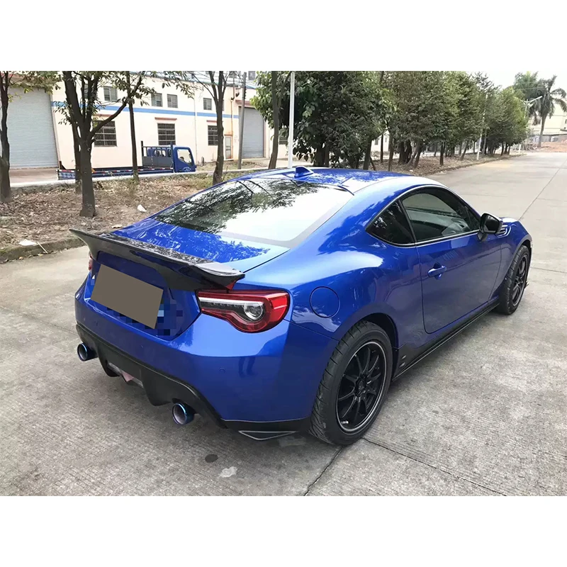 RB3 Style Carbon Fiber Car Rear Trunk Spoiler Rear Wing Tail Wing Parts For Toyota GT86 Subaru BRZ ZN6 ZC6 ZD6 2012-2019 kit