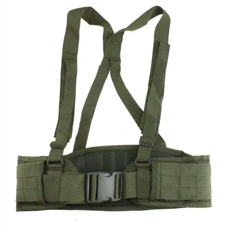 Cintura tattica Molle, bretelle in Nylon multifunzionale cintura di supporto in vita per sport all\'aria aperta