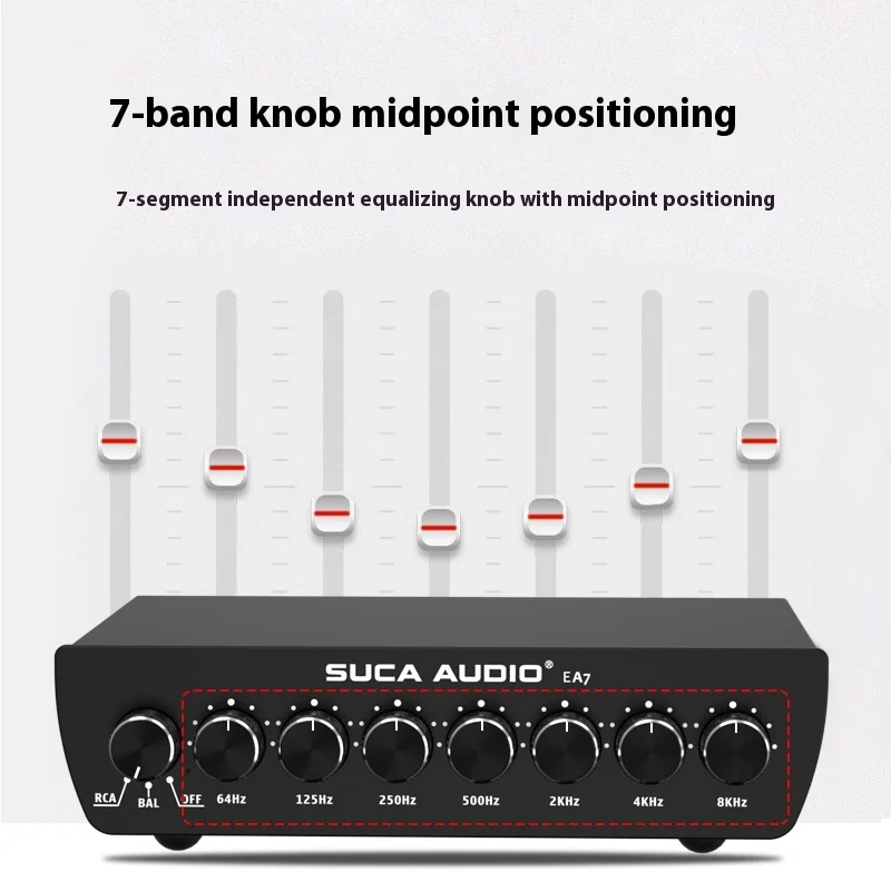 SUCA AUDIO эквалайзер для дома Hi-Fi лихорадка эквалайзер усилитель настройка предусилитель регулировка гитарного эффектора