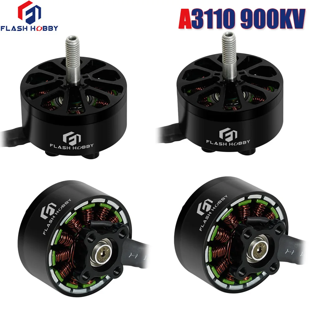 

Flashhobby A3110 3110 900KV Бесщеточный двигатель 6S LIPO для RC FPV Freestyle 9 дюймов 10 дюймов Cinelifter Дрон дальнего действия