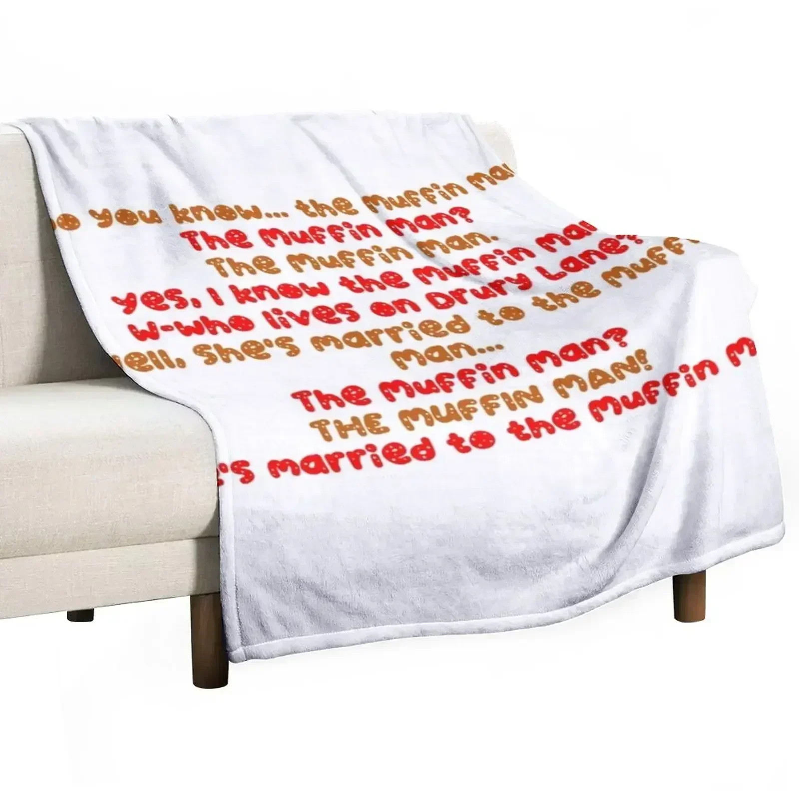 New Do You Know The Muffin Man? Throw Blanket Luxury Moving For Decorative Sofa Decorative Beds Hairy Plush Blankets