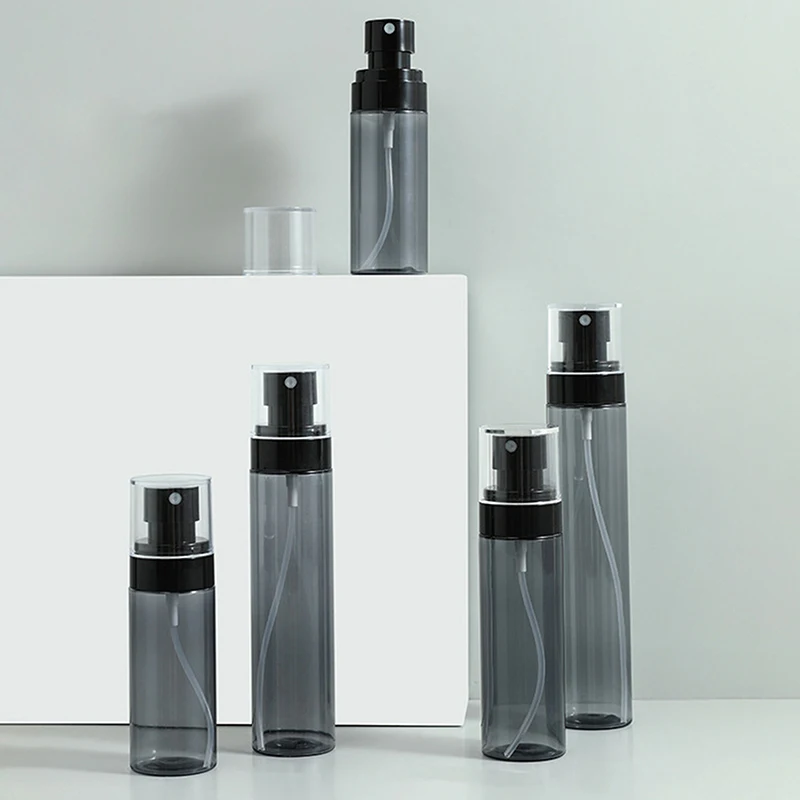 Portable Refillable Bottles Transparent Plastic Perfume Atomizer Mini Empty Spray Press Sub-Bottling Bottle Travel Accessories