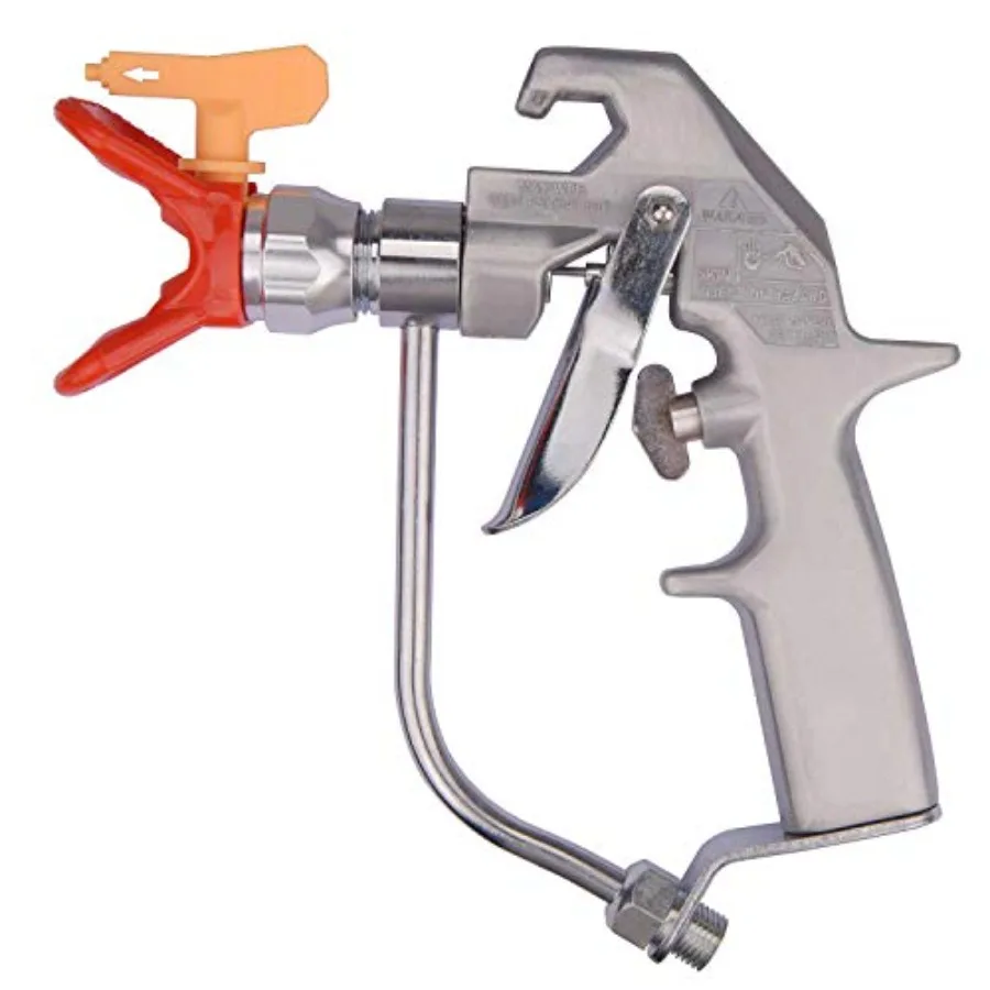 

Airless Spray Gun 5000 PSI Silver Airless Paint Spray Gun with Base and 517 Tip Spayer