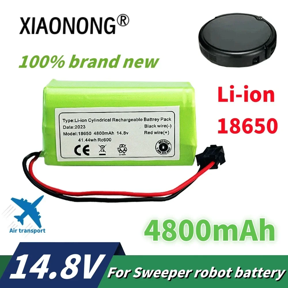 

100% New Original 14.8V 4800mAh High-quality SM Plug Rechargeable Battery for ILIFE ecovacs V7s A6 V7s pro Chuwi iLife Battery