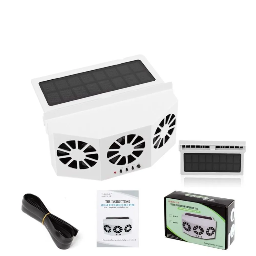 

Автомобильный вентилятор на солнечной энергии, функция выхлопной системы, энергосберегающий вытяжной вентилятор автомобиля, охлаждающий вентилятор для автомобиля, внутреннее использование