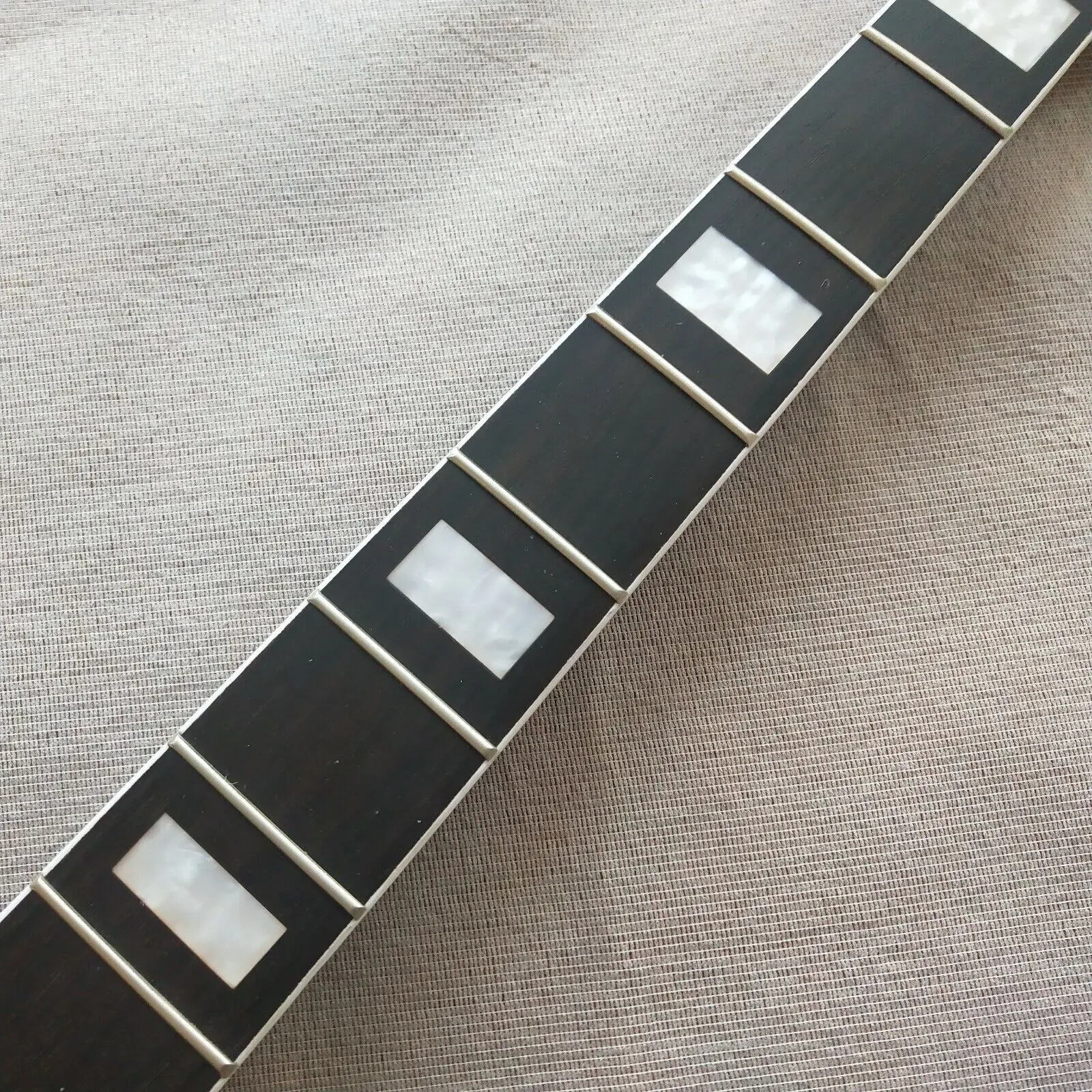 Black Maple Jazz style Bass Guitar Neck parts 20 Fret Rosewood Fretboard Inlay