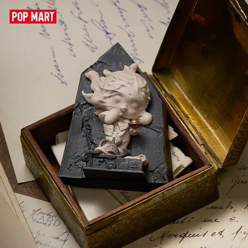 POPMART SKULLPANDA WHERE TIME DWELLS Series Fridge Magnet Blind Box Toys Guess Bag Mystery Box Doll Cute Anime Figure Ornament