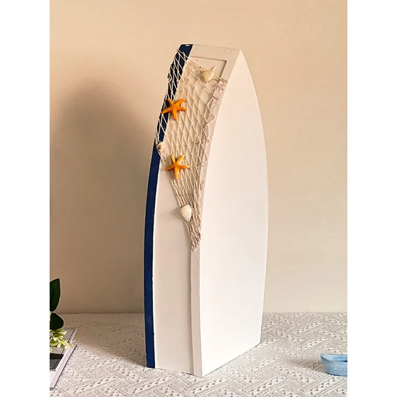 Ocean style decorative ship display cabinet summer pirate ship theme activities