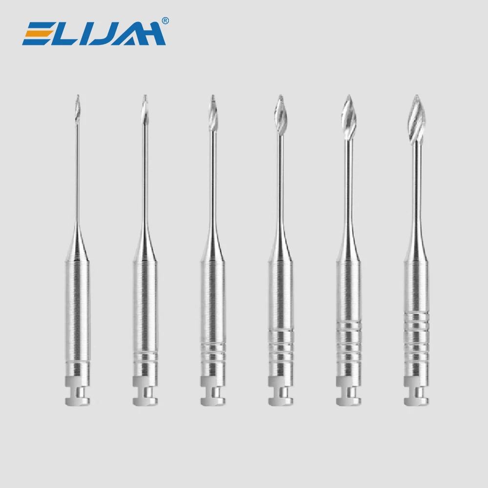 ELIJAH 6Pcs/Box Dental Peeso Reamers 28mm/32mm Engine Use Endodontic Reamers Drill Burs Peeso Reamers Largo Drills Endo Files