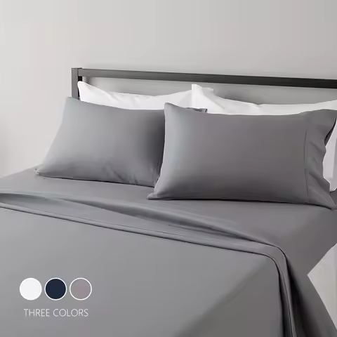 Sheet Set Breathable & Cooling Sheets Hotel Luxury Bed Sheets Extra Soft Easy Fit - 3/4 Piece S... product image