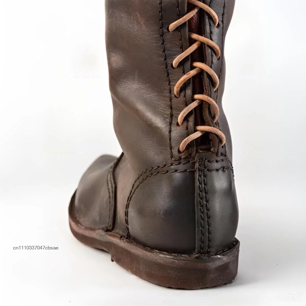 Vintage Mittelalterliche Hohe  – Men Shoes China Bewertung und Preis