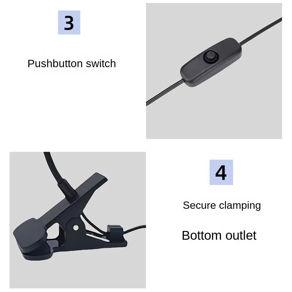 Schwanenhals-Nageltrockner, leicht, USB, schnell trocknend, UV-Härtungslicht, flexibel, verstellbar, Mini-UV-Licht-Trockner, Schönheitssalon