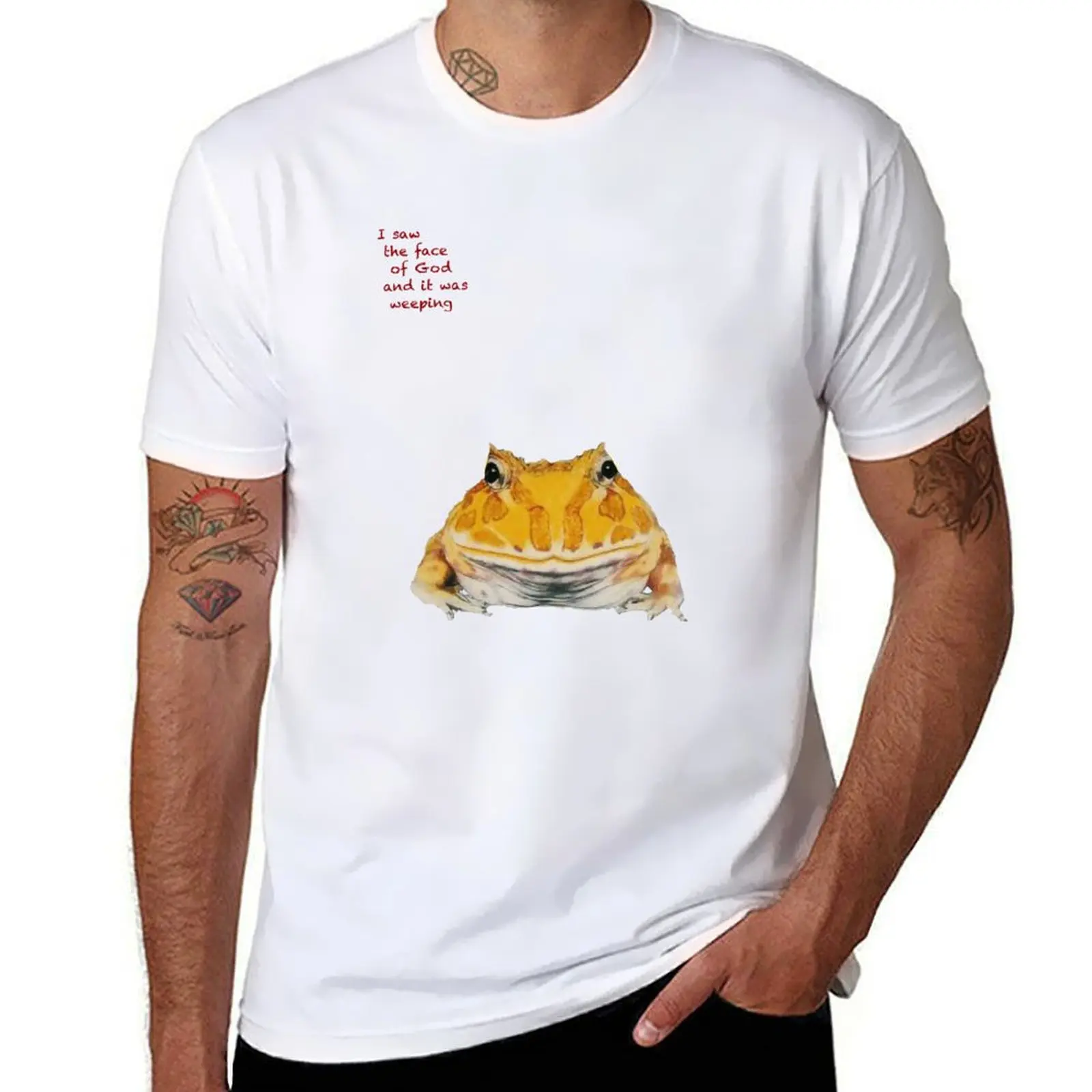 

Sees fit high shirts That slim All quality shirt for t T-Shirt man cotton man t Frog