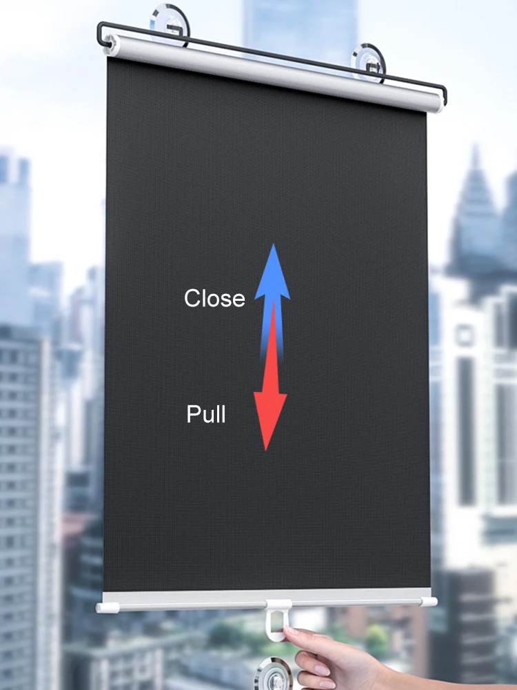 

Солнцезащитные шторы на присоске, плотные шторы без гвоздей, автомобиль, спальня, кухня, офис, окно, солнцезащитные шторы, универсальные