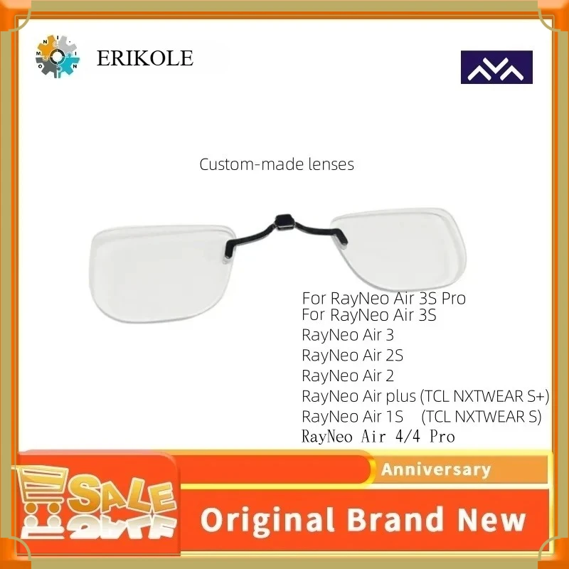 Suitable for RayNeo Air/Air plus/Air2/Air3S/Air3S Pro/4 Pro/TCL NXTWEAR S+ special custom glasses lenses Myopia and hyperopia