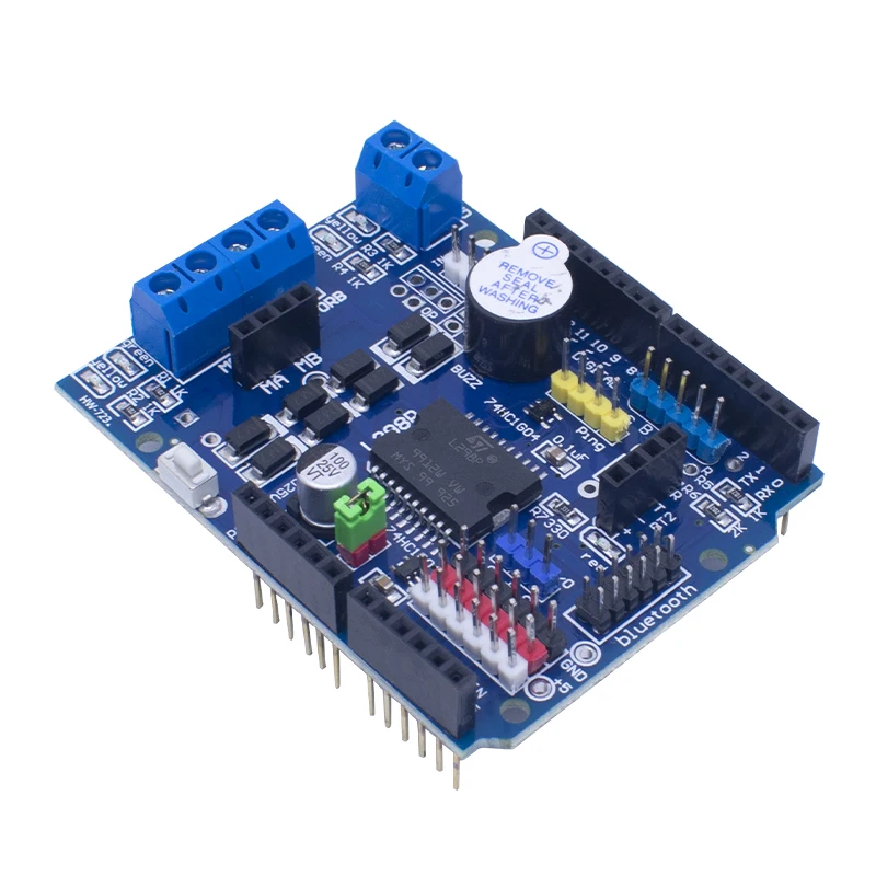 L298P  2A Dual Full Bridge H-Bridge 2 Way Shield R3 DC Motor Driver Shiled Board Module For Arduino UNO r3 Relay 5V 12V