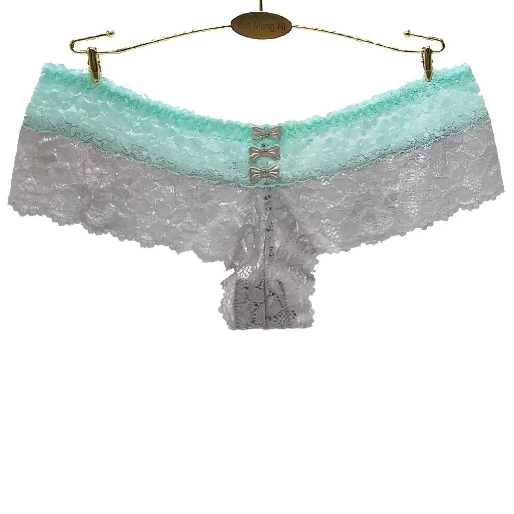 Alyowangyina 12 Pcs/lot Wholesale Women Fashion Solid Color Underpants Pure Soft Lace Underwear Girl Private Briefs #89326